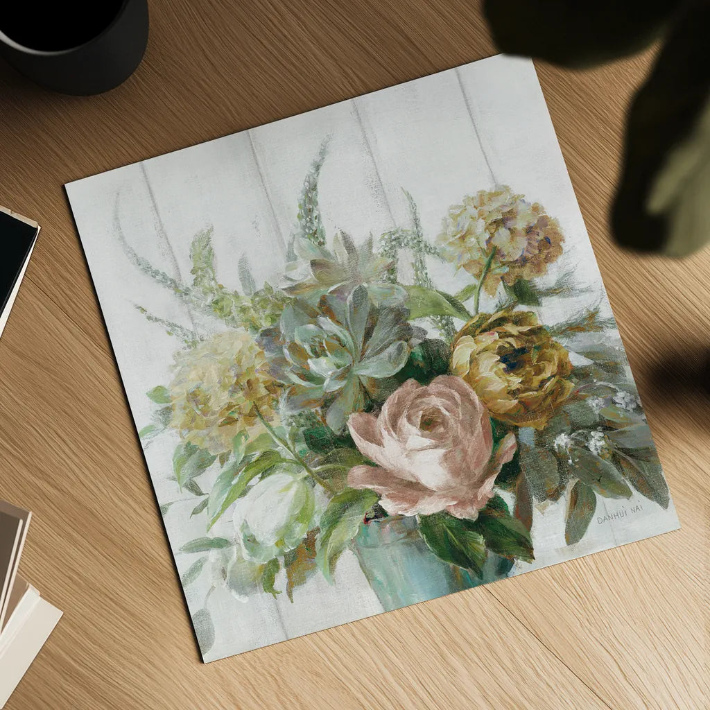 Natural Elegance Fall Crop by Danhui Nai. Shown as a detailed flat fine art print, highlighting archival giclee quality. Available as an archival giclee rolled canvas, fine art paper, or poster print. SKU 58735a.