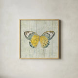 Natural Flora IX by Danhui Nai. Shown in a natural wood glass frame for a timeless modern aesthetic. Available as an archival giclee rolled canvas, fine art paper, or poster print. SKU 23171a.