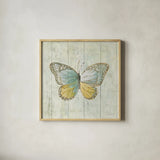 Natural Flora VI by Danhui Nai. Shown in a natural wood glass frame for a timeless modern aesthetic. Available as an archival giclee rolled canvas, fine art paper, or poster print. SKU 23168a.