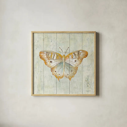 Natural Flora VII by Danhui Nai. Shown in a natural wood glass frame for a timeless modern aesthetic. Available as an archival giclee rolled canvas, fine art paper, or poster print. SKU 23169a.