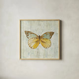 Natural Flora VIII by Danhui Nai. Shown in a natural wood glass frame for a timeless modern aesthetic. Available as an archival giclee rolled canvas, fine art paper, or poster print. SKU 23170a.
