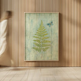 Natural Floral XIII Butterfly by Danhui Nai. shown as over sized large wall art. Available as an archival giclee rolled canvas, fine art paper, or poster print. SKU 30471h.