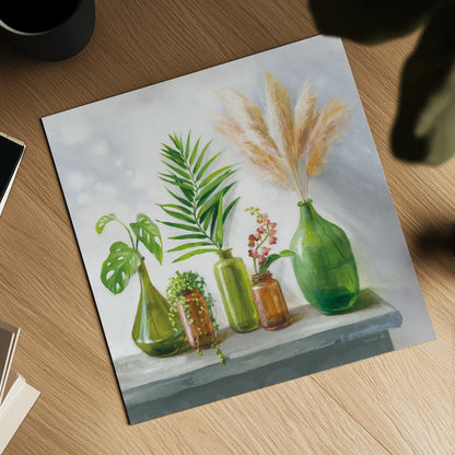 Natural Riches I by Danhui Nai. Shown as a detailed flat fine art print, highlighting archival giclee quality. Available as an archival giclee rolled canvas, fine art paper, or poster print. SKU 72764a.