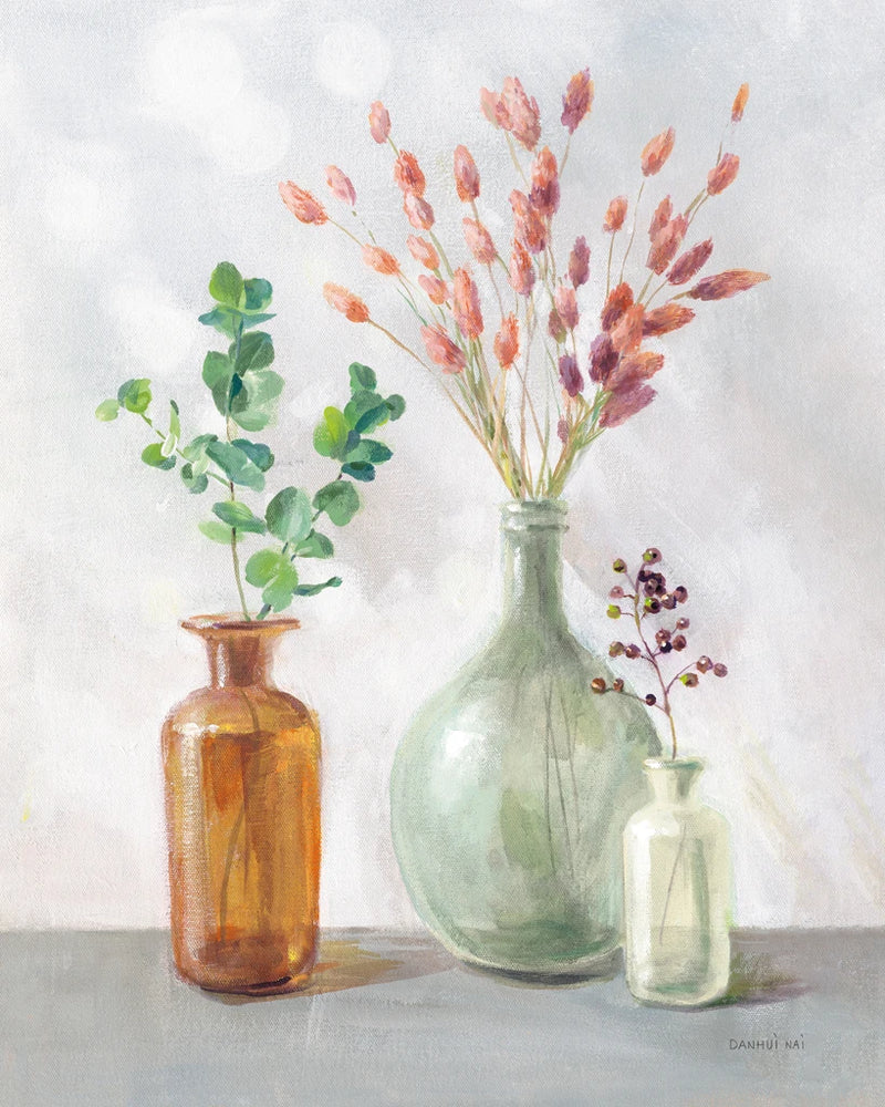 Natural Riches II Clear Vase by Danhui Nai