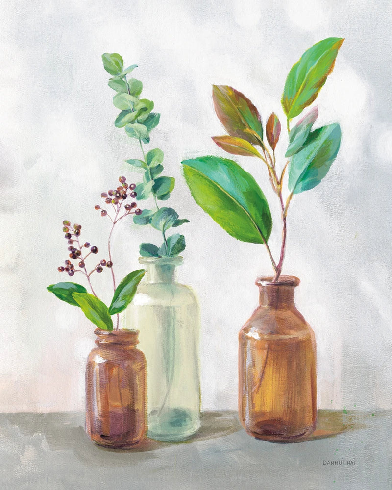 Natural Riches III Clear Vase by Danhui Nai