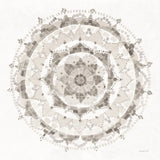 Neutral Mandala by Danhui Nai. SKU 42193a. Archival Giclee Fine art print for wall decor.