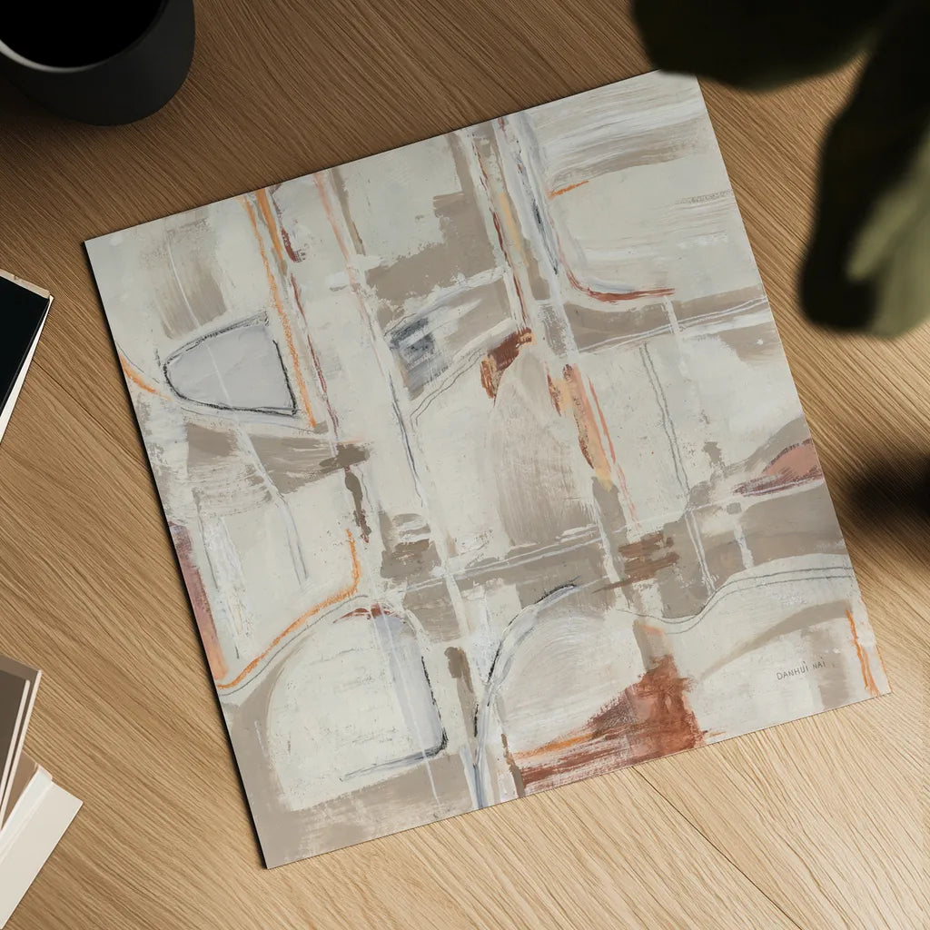 Neutral Nirvana by Danhui Nai. Shown as a detailed flat fine art print, highlighting archival giclee quality. Available as an archival giclee rolled canvas, fine art paper, or poster print. SKU 85209a.