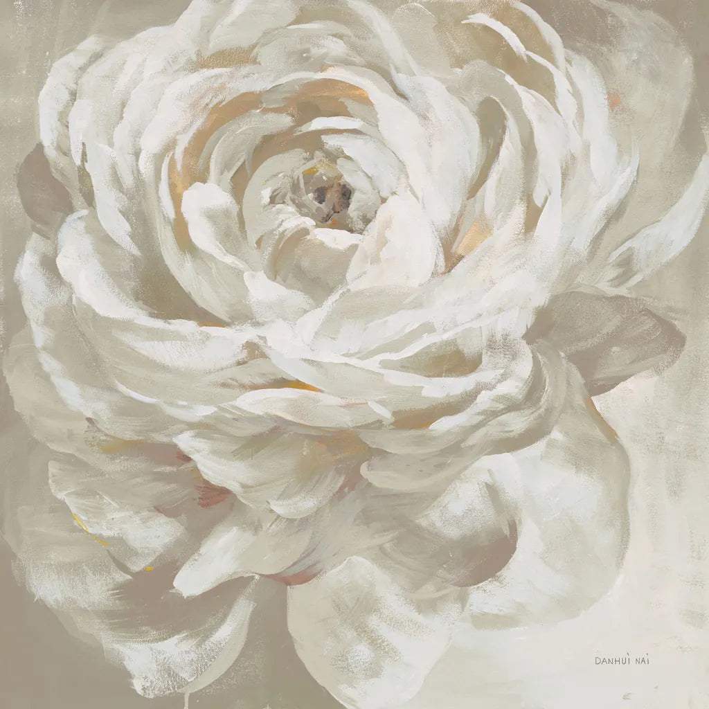Neutral Rose by Danhui Nai. SKU 77168a. Archival Giclee Fine art print for wall decor.