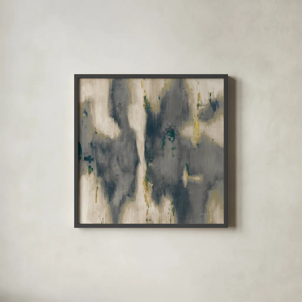 Neutral Texture I by Danhui Nai. Shown in a sleek black glass frame for a contemporary gallery look. Available as an archival giclee rolled canvas, fine art paper, or poster print. SKU 65136a.