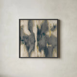 Neutral Texture I by Danhui Nai. Shown in a sleek black glass frame for a contemporary gallery look. Available as an archival giclee rolled canvas, fine art paper, or poster print. SKU 65136a.