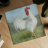 Noble Rooster I Vintage No Border by Danhui Nai. Shown as a detailed flat fine art print, highlighting archival giclee quality. Available as an archival giclee rolled canvas, fine art paper, or poster print. SKU 15646a.