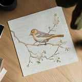 Northern Oriole Vintage by Danhui Nai. Shown as a detailed flat fine art print, highlighting archival giclee quality. Available as an archival giclee rolled canvas, fine art paper, or poster print. SKU 28600a.