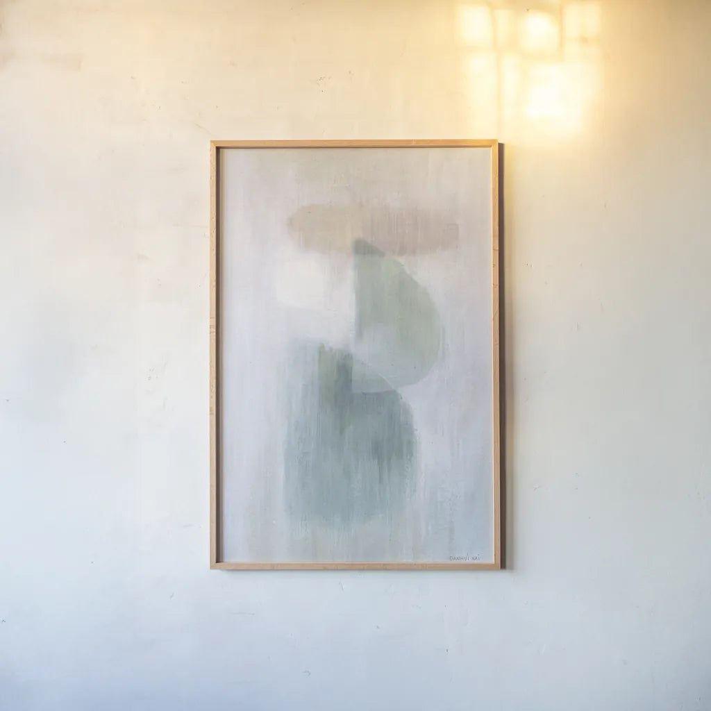 Obscurity II by Danhui Nai. shown as a paper print in a natural frame. Available as a archival giclee rolled canvas, fine art paper, or poster print. SKU 74121h.