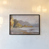 October Coast by Danhui Nai. shown as a paper print in a black flame. Available as a archival giclee rolled canvas, fine art paper, or poster print. SKU 68073i.