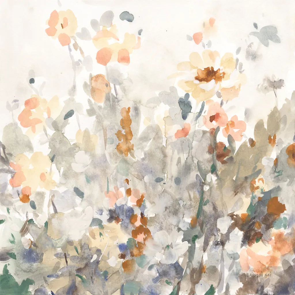 October Garden by Danhui Nai. SKU 83486a. Archival Giclee Fine art print for wall decor.