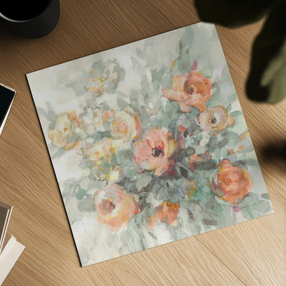 Ode to Spring Sage by Danhui Nai. Shown as a detailed flat fine art print, highlighting archival giclee quality. Available as an archival giclee rolled canvas, fine art paper, or poster print. SKU 70717a.