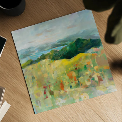 On the Headland by Danhui Nai. Shown as a detailed flat fine art print, highlighting archival giclee quality. Available as an archival giclee rolled canvas, fine art paper, or poster print. SKU 72020a.