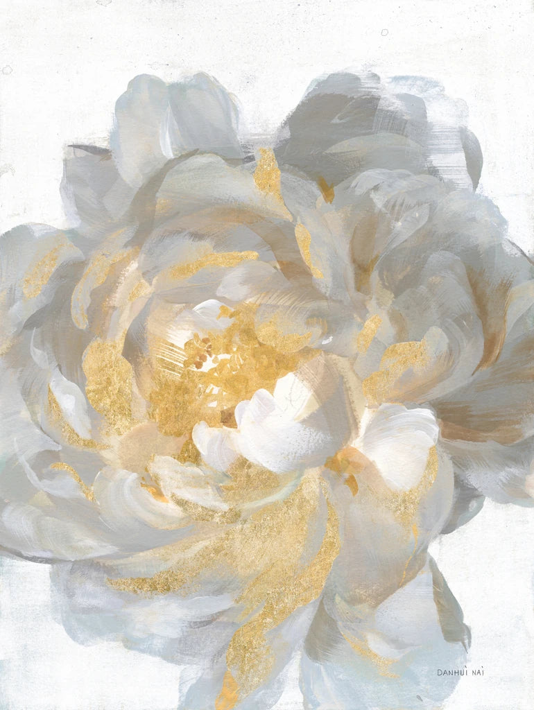 Open Petals II with Gold by Danhui Nai