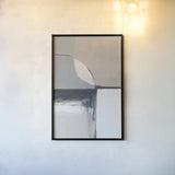 Overlay I Blue by Danhui Nai. shown as a paper print in a black flame. Available as a archival giclee rolled canvas, fine art paper, or poster print. SKU 77353h.