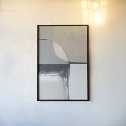 Overlay I Blue by Danhui Nai. shown as a paper print in a black flame. Available as a archival giclee rolled canvas, fine art paper, or poster print. SKU 77353h.