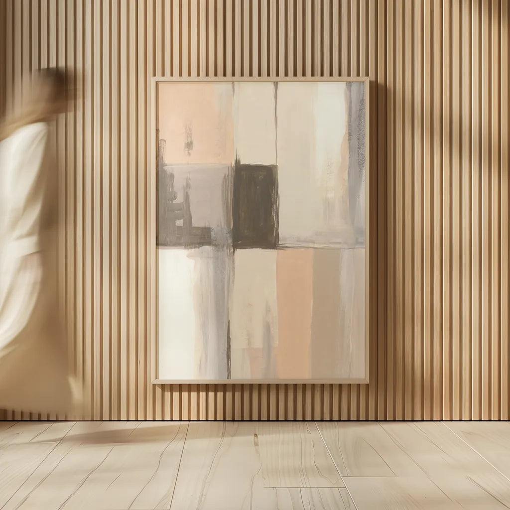 Overlay II by Danhui Nai. shown as over sized large wall art. Available as an archival giclee rolled canvas, fine art paper, or poster print. SKU 76106h.