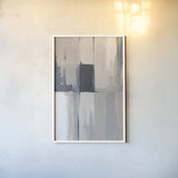 Overlay II Blue by Danhui Nai. shown as a paper print in a white frame. Available as a archival giclee rolled canvas, fine art paper, or poster print. SKU 77354h.