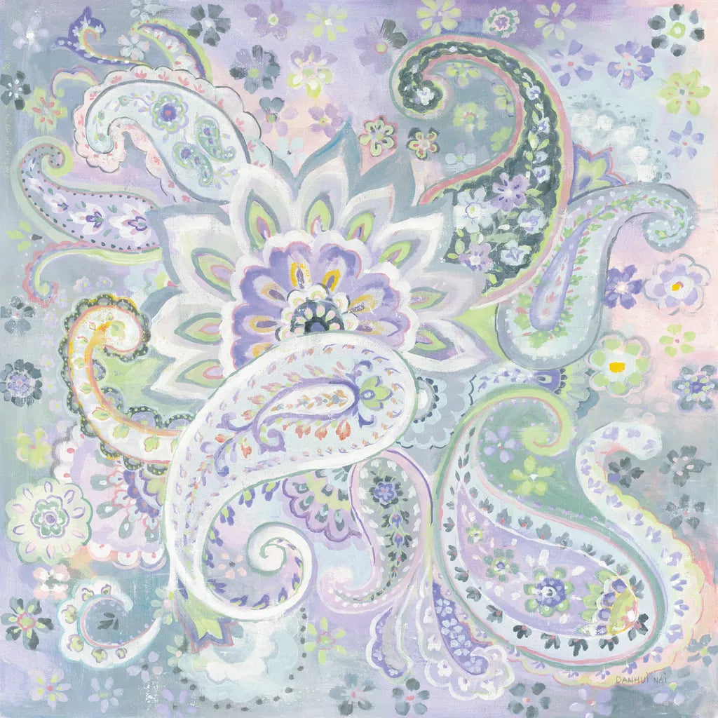 Paisley Dream by Danhui Nai. SKU 50146a. Archival Giclee Fine art print for wall decor.