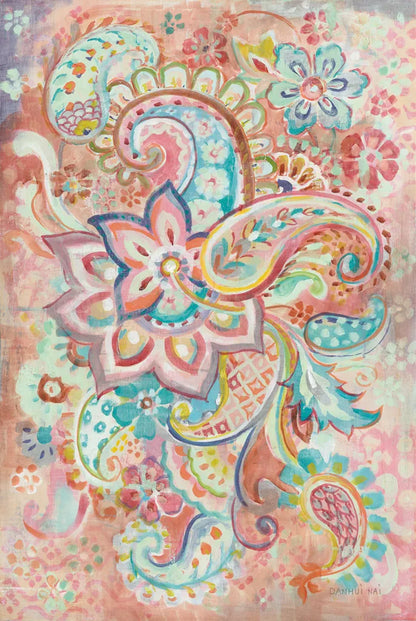 Paisley Galore by Danhui Nai. SKU 55649h. Archival Giclee Fine art print for wall decor.