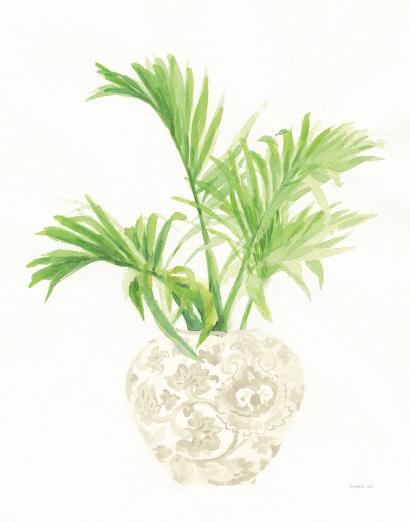 Palm Chinoiserie II Cream by Danhui Nai
