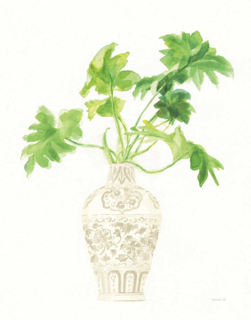 Palm Chinoiserie III Cream by Danhui Nai