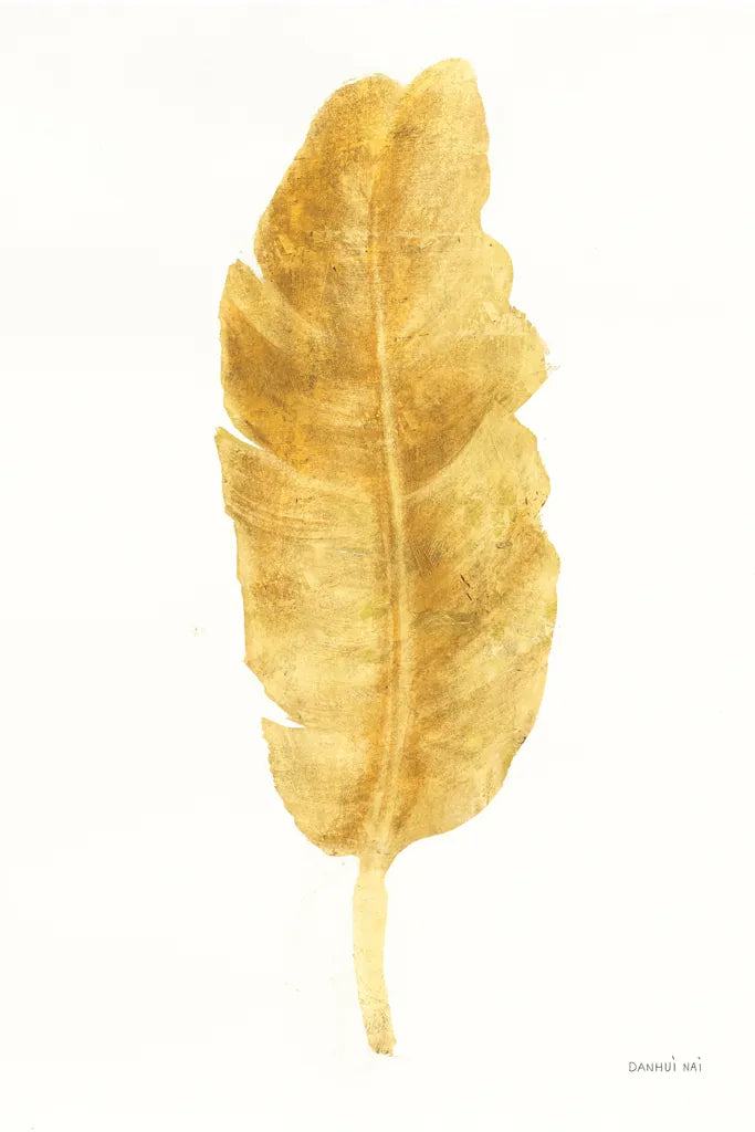 Palms of the Tropics III Gold by Danhui Nai. SKU 65138h. Archival Giclee Fine art print for wall decor.