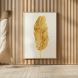 Palms of the Tropics III Gold by Danhui Nai. shown as over sized large wall art. Available as an archival giclee rolled canvas, fine art paper, or poster print. SKU 65138h.