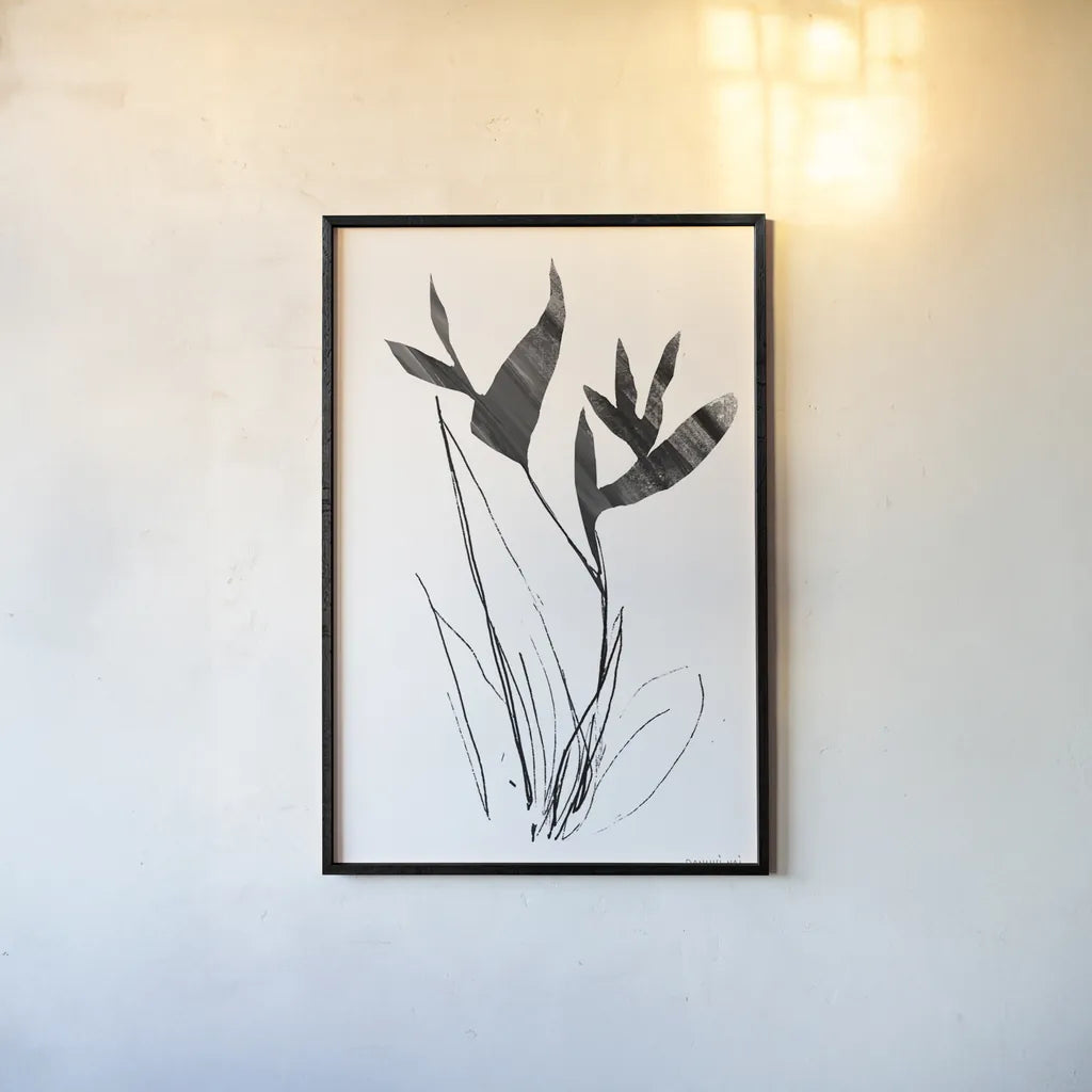 Paradise I by Danhui Nai. shown as a paper print in a black flame. Available as a archival giclee rolled canvas, fine art paper, or poster print. SKU 85193h.