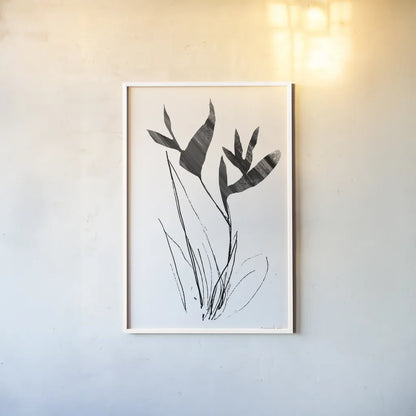 Paradise I by Danhui Nai. shown as a paper print in a white frame. Available as a archival giclee rolled canvas, fine art paper, or poster print. SKU 85193h.