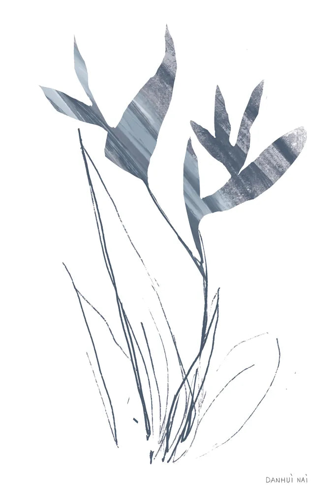 Paradise I Blue by Danhui Nai. SKU 86256h. Archival Giclee Fine art print for wall decor.