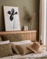 Paradise II by Danhui Nai. shown as a paper print in a natural frame. Available as a archival giclee rolled canvas, fine art paper, or poster print. SKU 85194h.