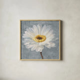 Paris Blossom I Gray by Danhui Nai. Shown in a natural wood glass frame for a timeless modern aesthetic. Available as an archival giclee rolled canvas, fine art paper, or poster print. SKU 88146a.