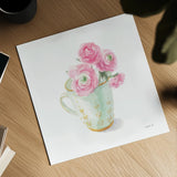 Paris Delight I by Danhui Nai. Shown as a detailed flat fine art print, highlighting archival giclee quality. Available as an archival giclee rolled canvas, fine art paper, or poster print. SKU 70638a.
