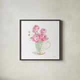 Paris Delight II by Danhui Nai. Shown in a sleek black glass frame for a contemporary gallery look. Available as an archival giclee rolled canvas, fine art paper, or poster print. SKU 70639a.