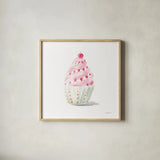 Paris Delight III by Danhui Nai. Shown in a natural wood glass frame for a timeless modern aesthetic. Available as an archival giclee rolled canvas, fine art paper, or poster print. SKU 70640a.