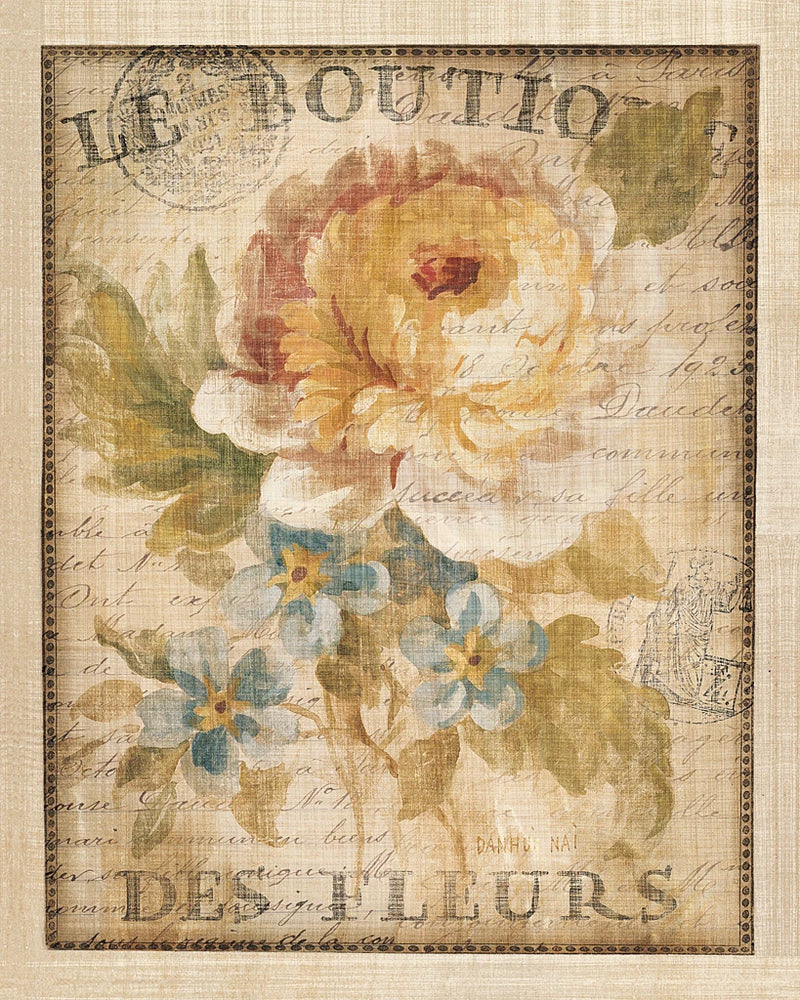 Parisian Flowers I by Danhui Nai