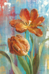 Parrot Tulips II by Danhui Nai. SKU 19286h. Archival Giclee Fine art print for wall decor.