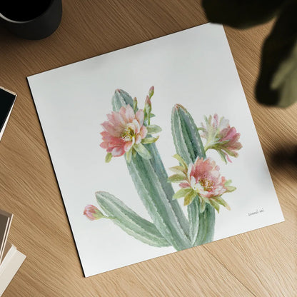 Pastel Desert III by Danhui Nai. Shown as a detailed flat fine art print, highlighting archival giclee quality. Available as an archival giclee rolled canvas, fine art paper, or poster print. SKU 76338a.