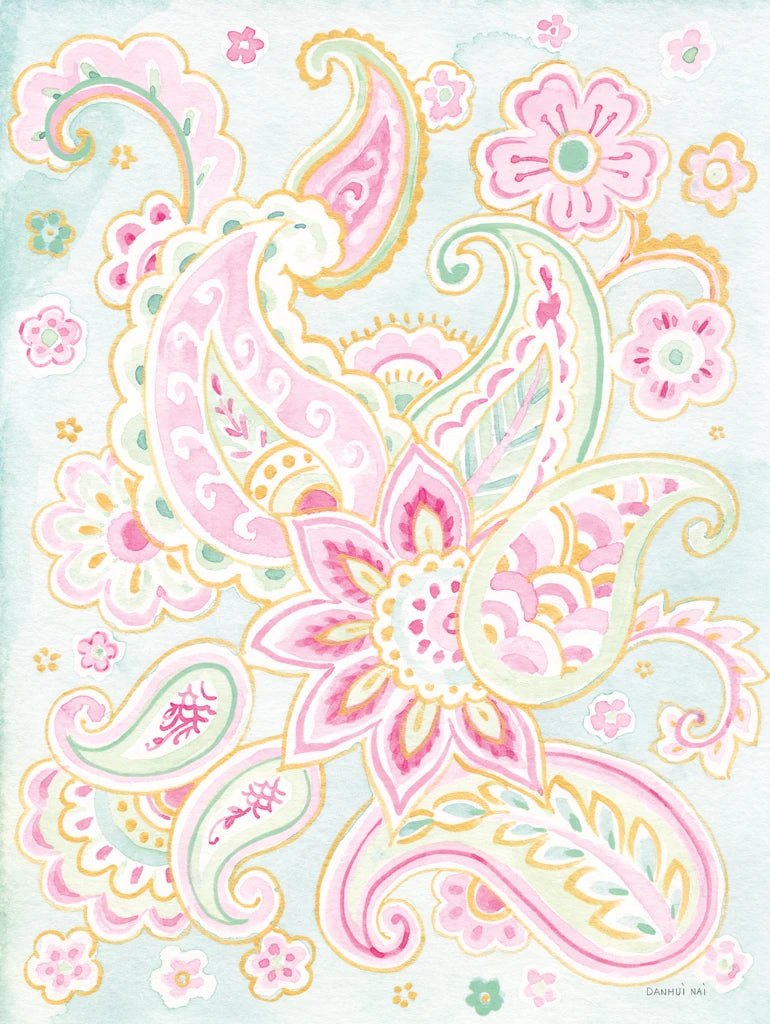 Pastel Paisley by Danhui Nai
