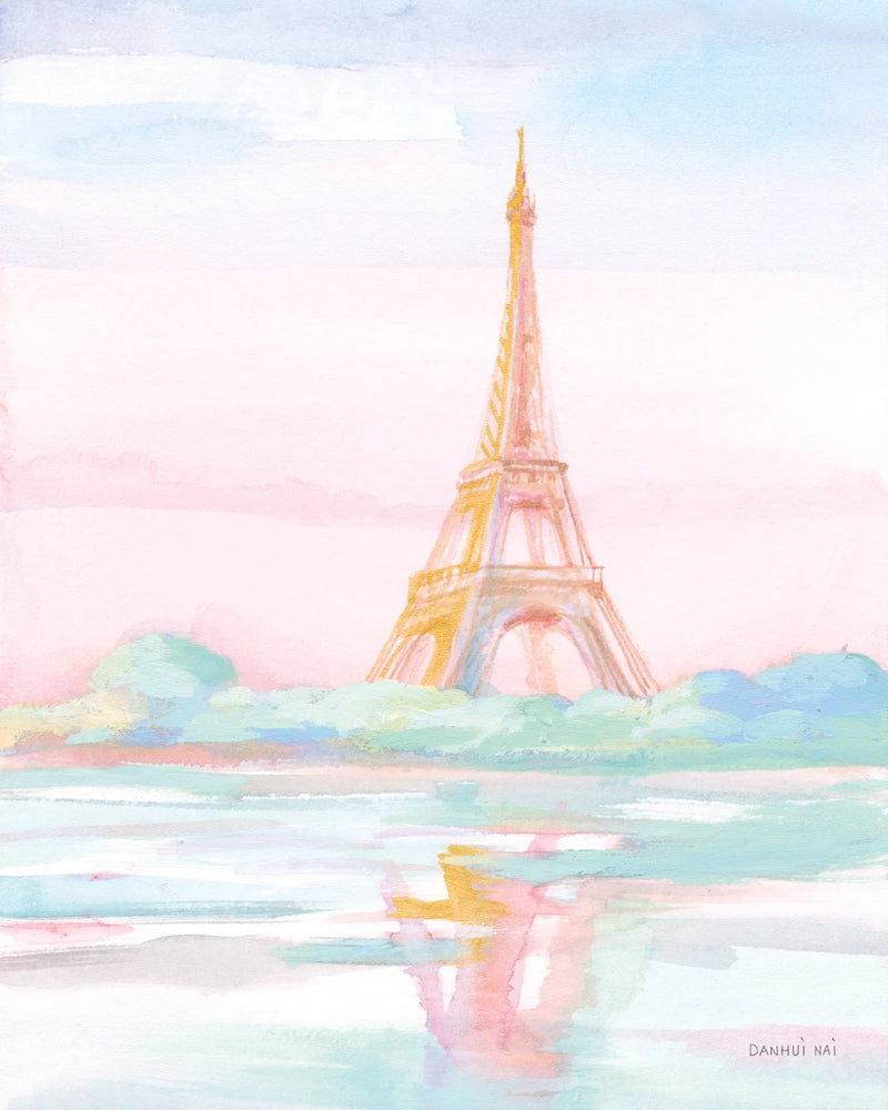 Pastel Paris V Crop by Danhui Nai