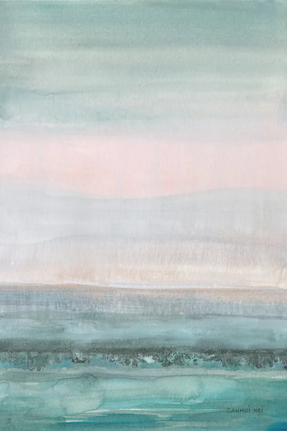 Pastel Seascape by Danhui Nai. SKU 64057h. Archival Giclee Fine art print for wall decor.