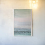 Pastel Seascape by Danhui Nai. shown as a paper print in a white frame. Available as a archival giclee rolled canvas, fine art paper, or poster print. SKU 64057h.