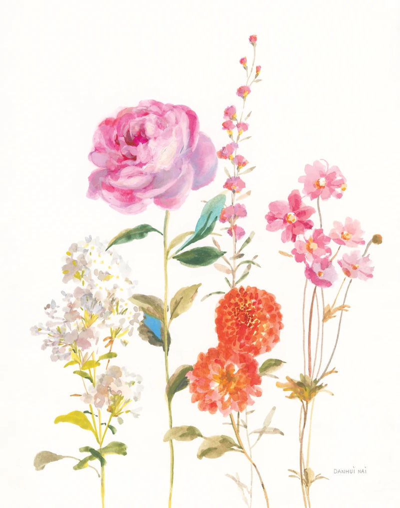 Picket Fence Flowers I by Danhui Nai