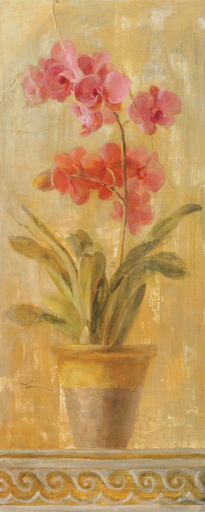 Pink Orchid Panel by Danhui Nai