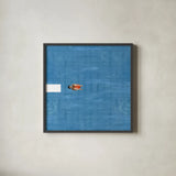 Pool Fun II by Danhui Nai. Shown in a sleek black glass frame for a contemporary gallery look. Available as an archival giclee rolled canvas, fine art paper, or poster print. SKU 102684a.